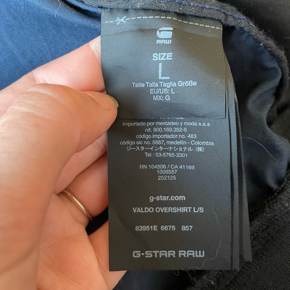 SALE ⬇️ G-STAR VALDO LIGHTWEIGHT BOMBER JACKET - L - Picture 12 of 16